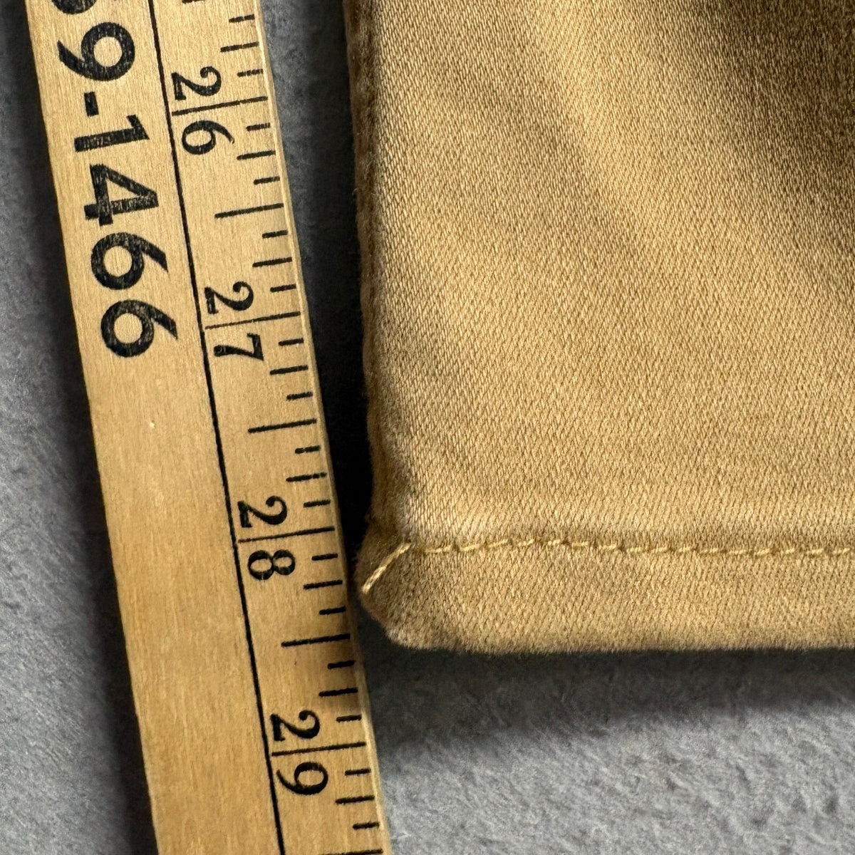 Paige Federal Slim Straight Jeans Mens 32 Tan Brown Stretch Denim Made in USA