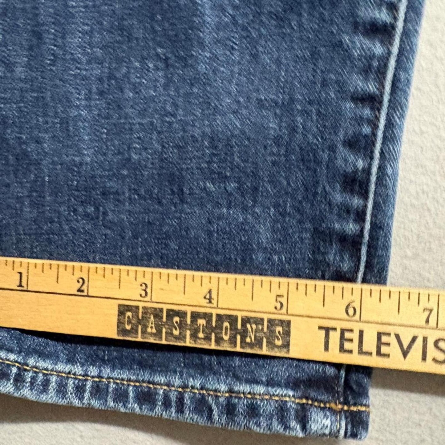 Gap Girlfriend Jeans Womens 27 4R Blue Denim Mid Rise Stretch Crop Pants