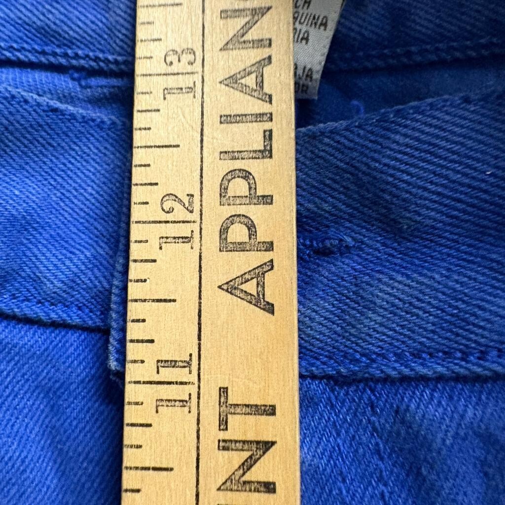 Rodin Vintage 90s Pleated Jeans Womens 38 Blue Denim High Rise Made in USA