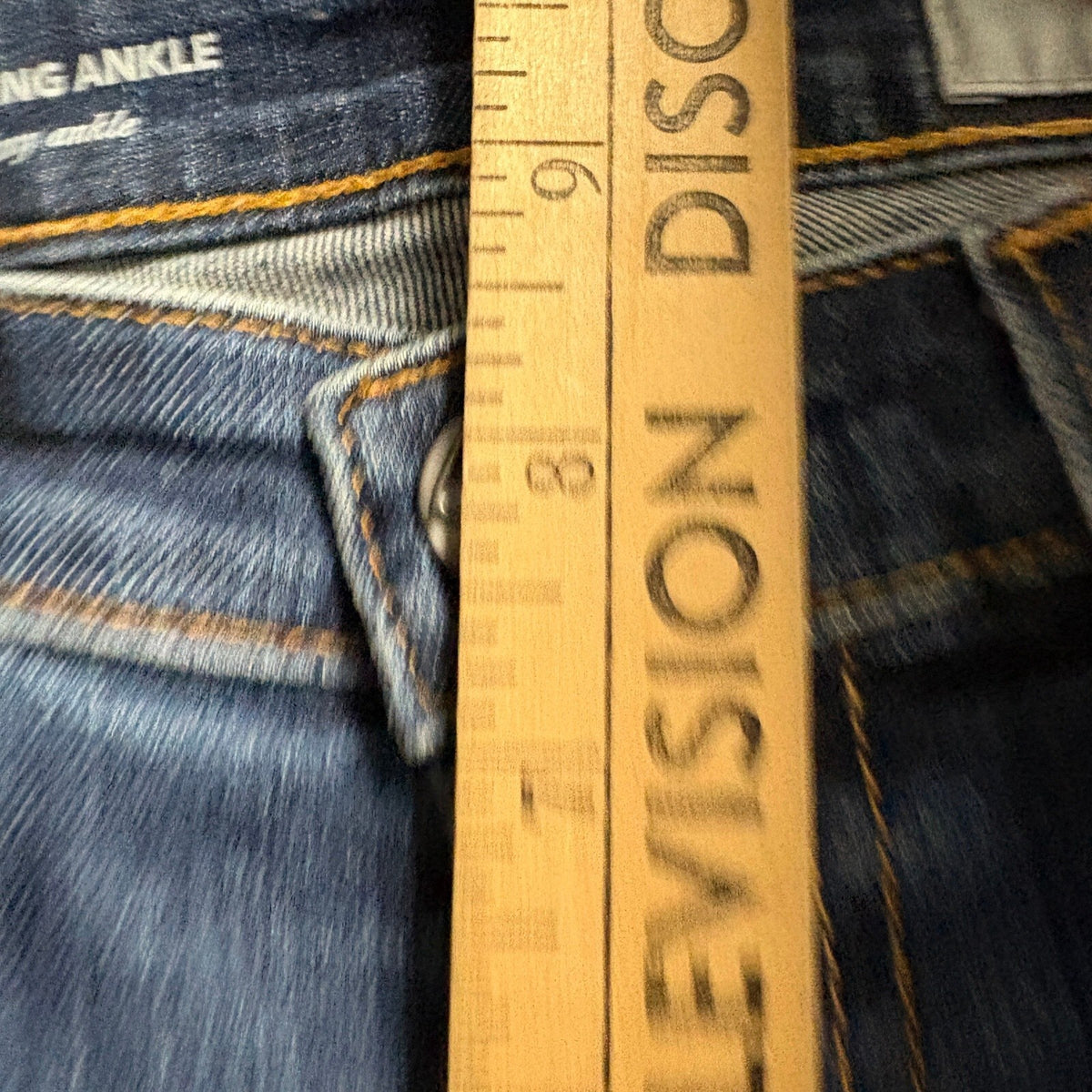 AG Adriano Goldschmied The Legging Ankle Jeans Womens 26R Blue Distressed Skinny