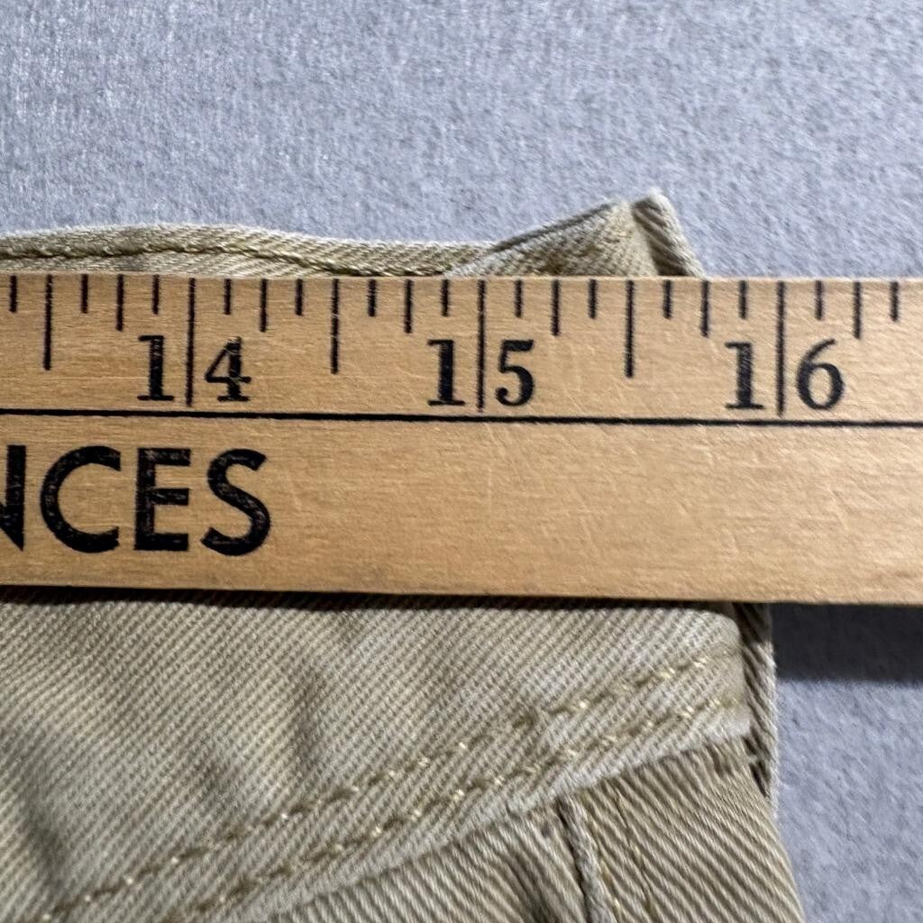 Levis 511 Skinny Pants Mens 32x32 Khaki Tan Cotton Blend Stretch Chino 5-Pocket