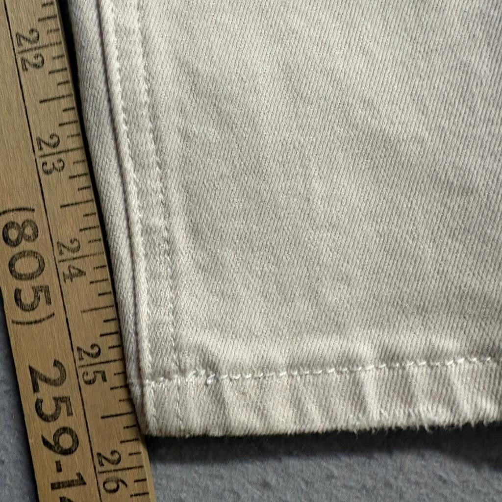 Vervet Los Angeles Jeans Womens 26 Beige High Rise Straight Leg Denim V2667