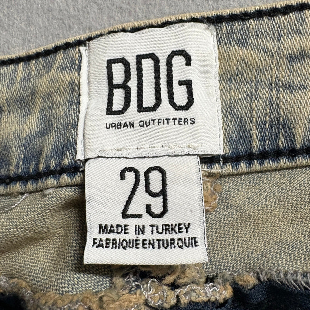 BDG Urban Outfitters Side Zipper Flared Jeans Womens Size 29 Acid Wash High Rise