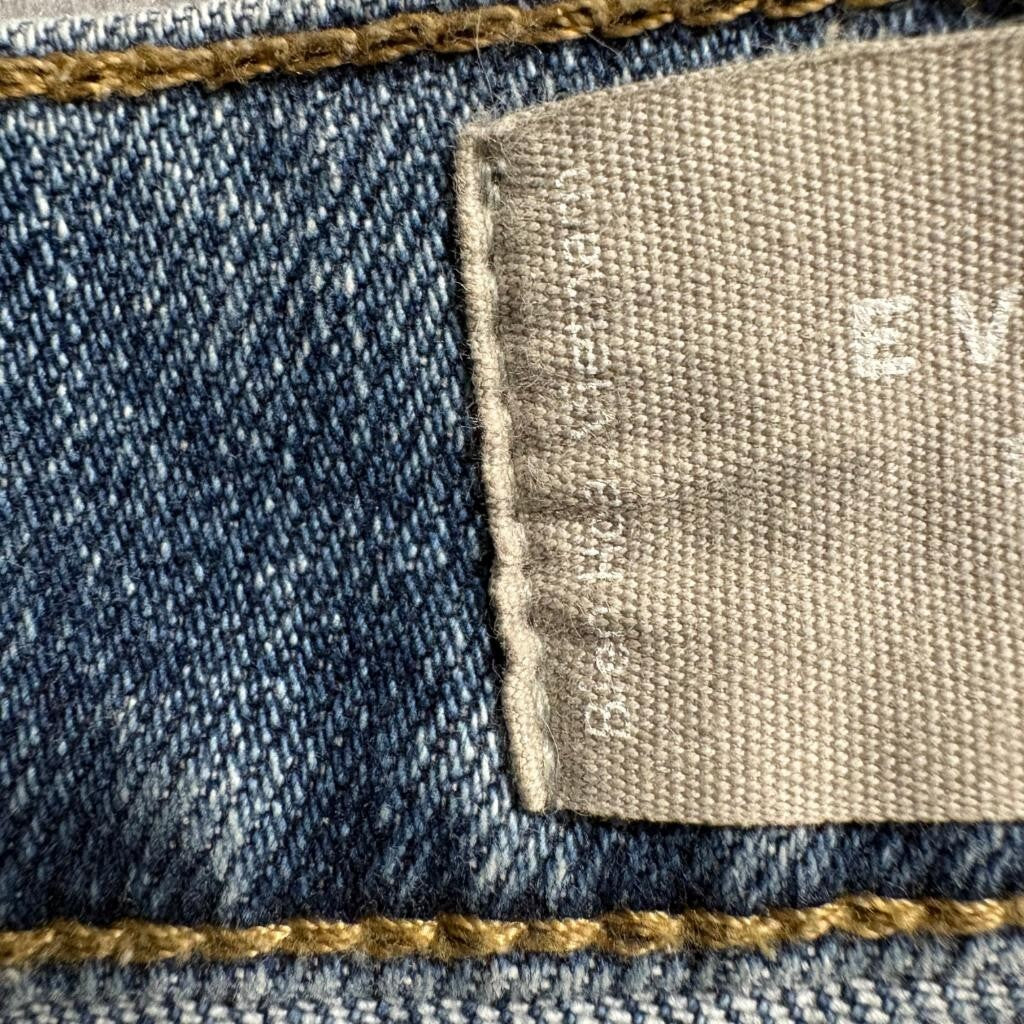 Everlane The Way High Jean Womens Size 2 Regular Blue Organic Cotton Denim