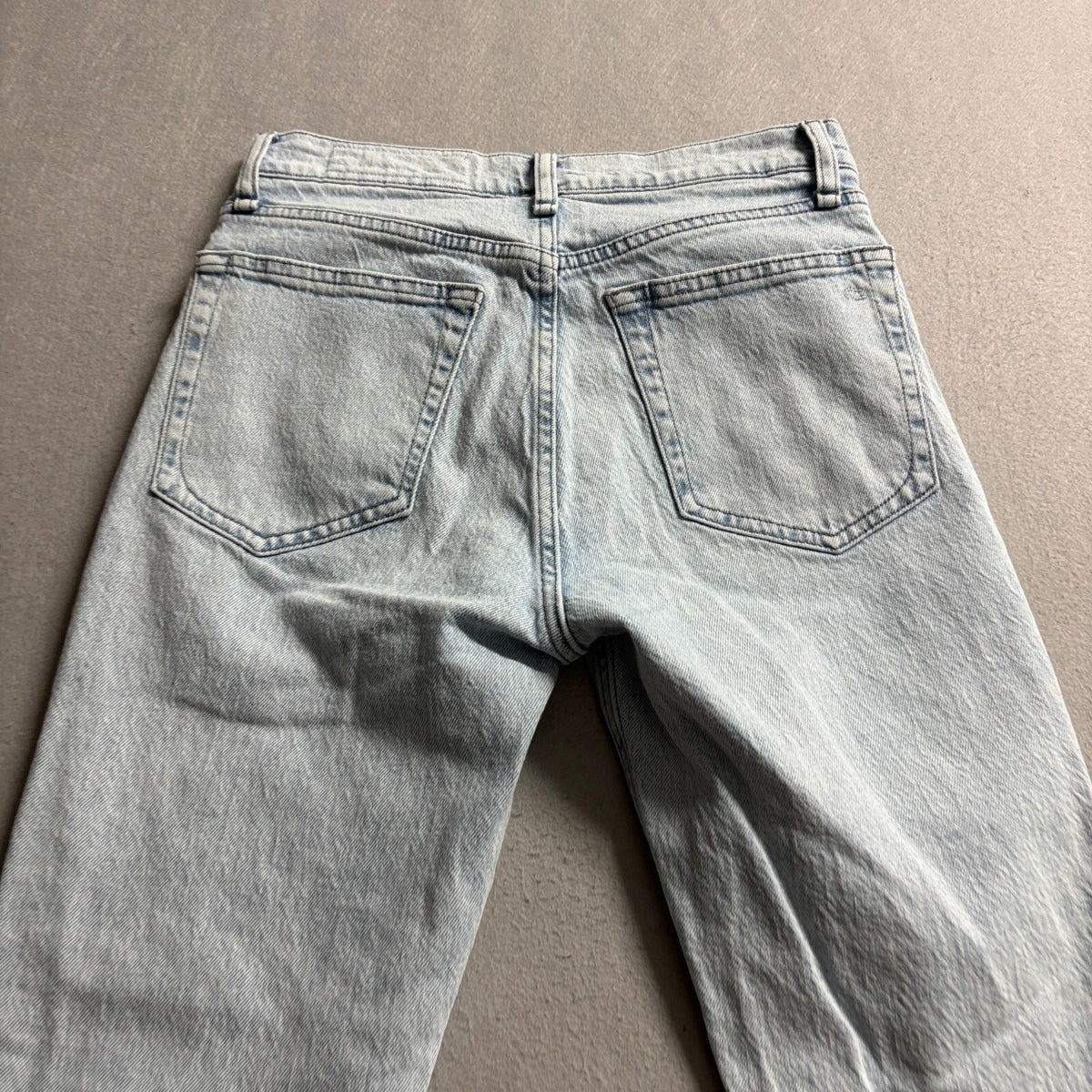Rag & Bone Piper Crop Straight Leg Jeans Womens Size 25 Hatfield Light Wash