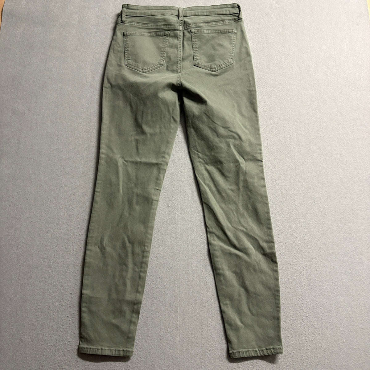 Buffalo David Bitton Hanna High Rise Skinny Leg Pants Size 6/28 Vintage Green