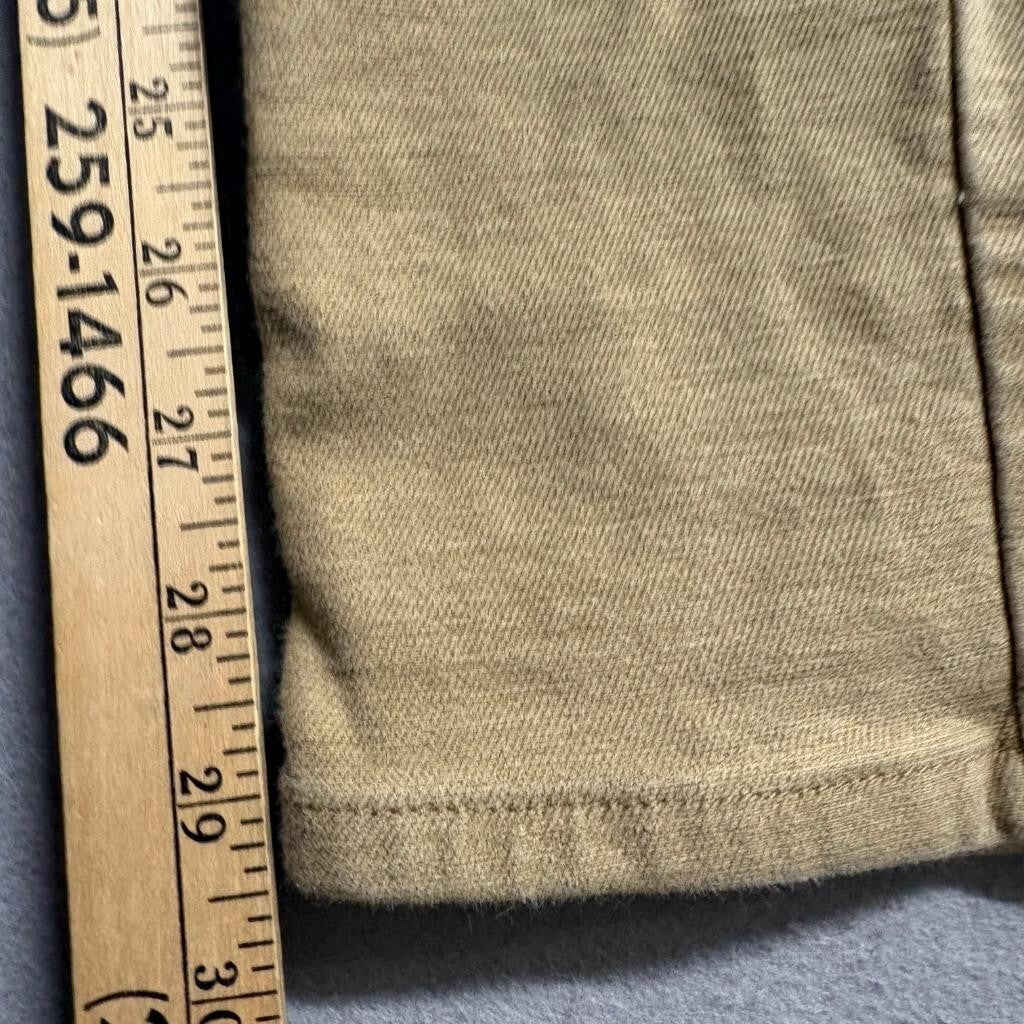 US Polo Assn Pants Mens 30x32 Tan Corduroy Stretch Slim Straight Chino Five