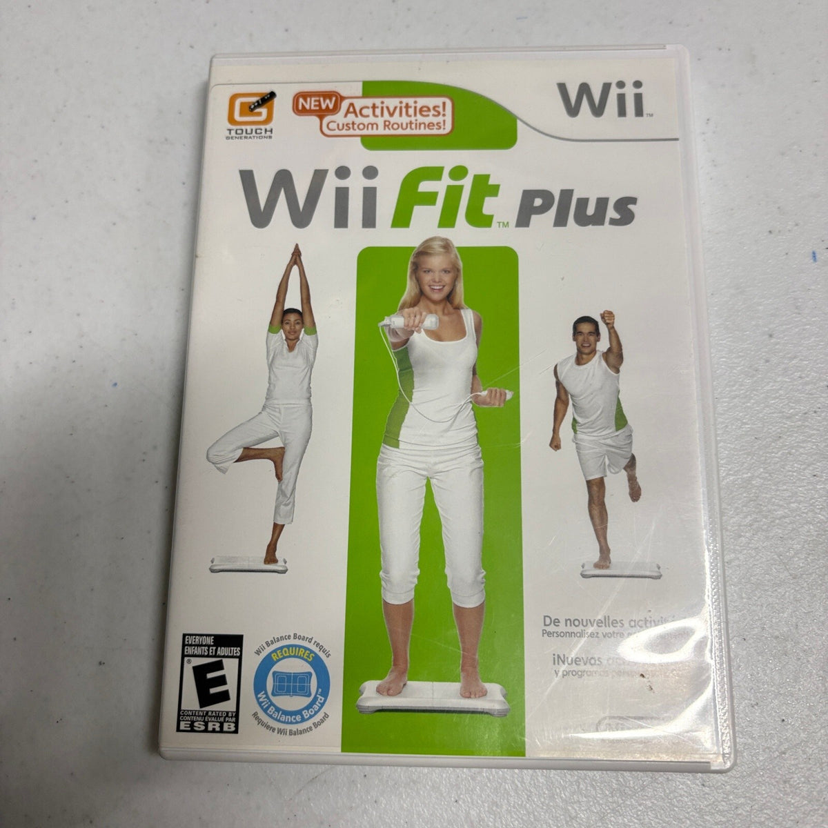 Wii Fit Plus Nintendo Wii Game Disc Case & Club Nintendo Insert Tested Works