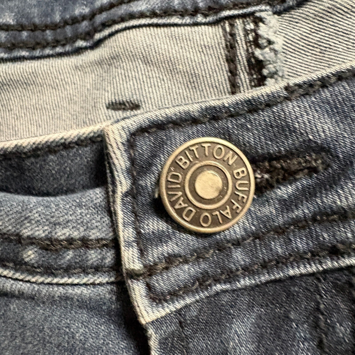 Buffalo David Bitton Axel Slim Stretch Jeans Mens 38x32 Blue Denim