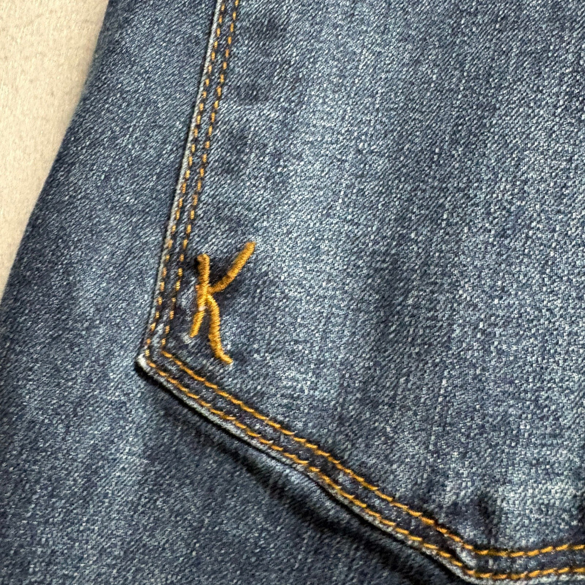 Kut From The Kloth Straight Leg Jeans Womens Size 14 Blue Denim Stretch Pants