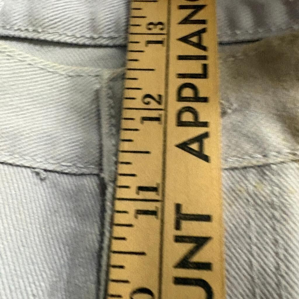 Vintage Gate Jeans Mens 36x31 Gray Denim 100% Cotton Made in Taiwan Distressed