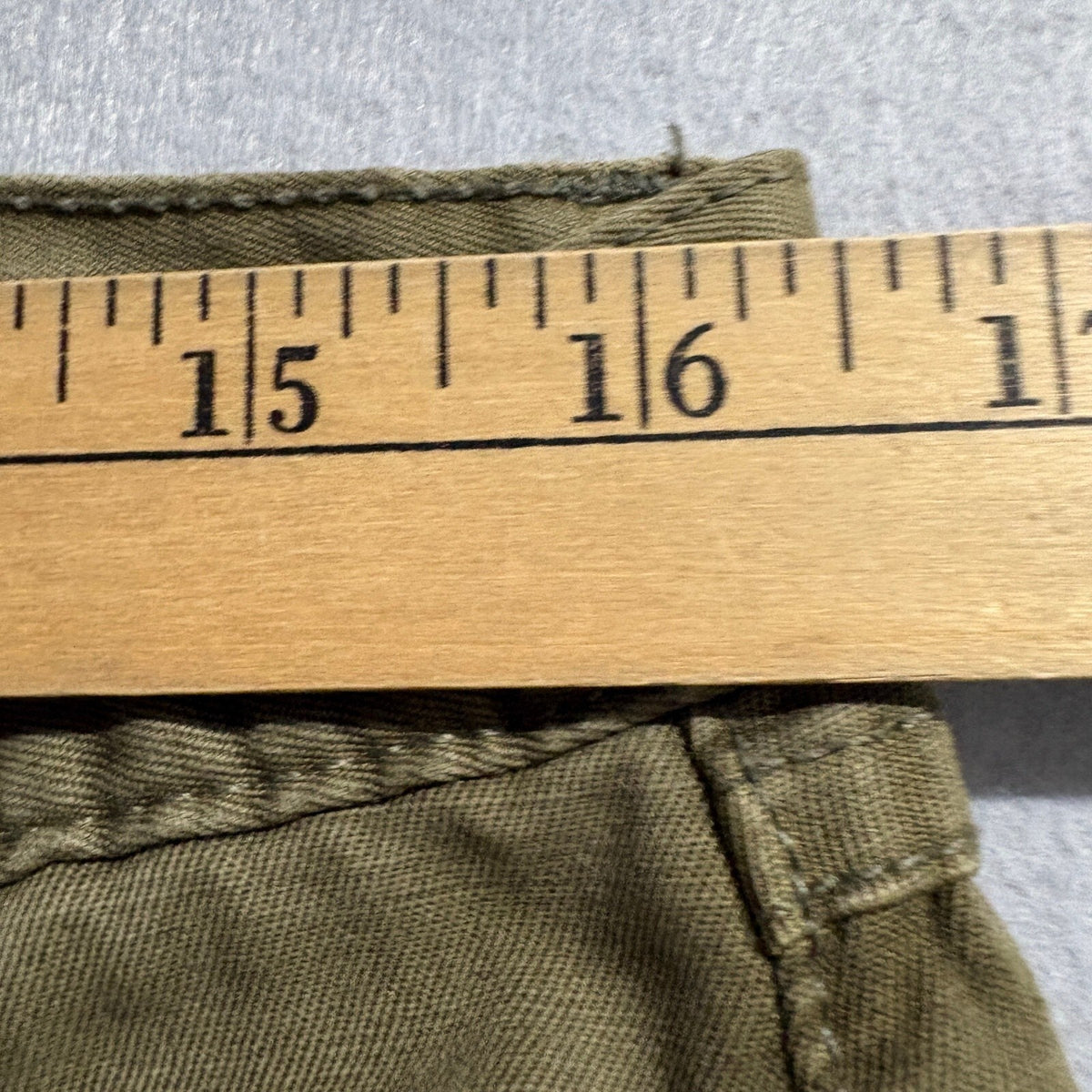 Lucky Brand Jeans Mens 30 Snapper Jean Green Olive Cotton Made in USA Pants