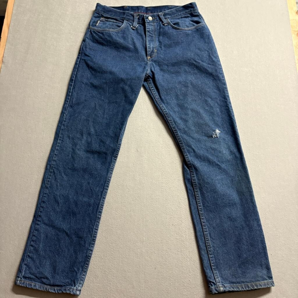 Bulwark FR Flame Resistant Jeans Mens 34x32 Blue Denim Work Pants CAT 2 NFPA