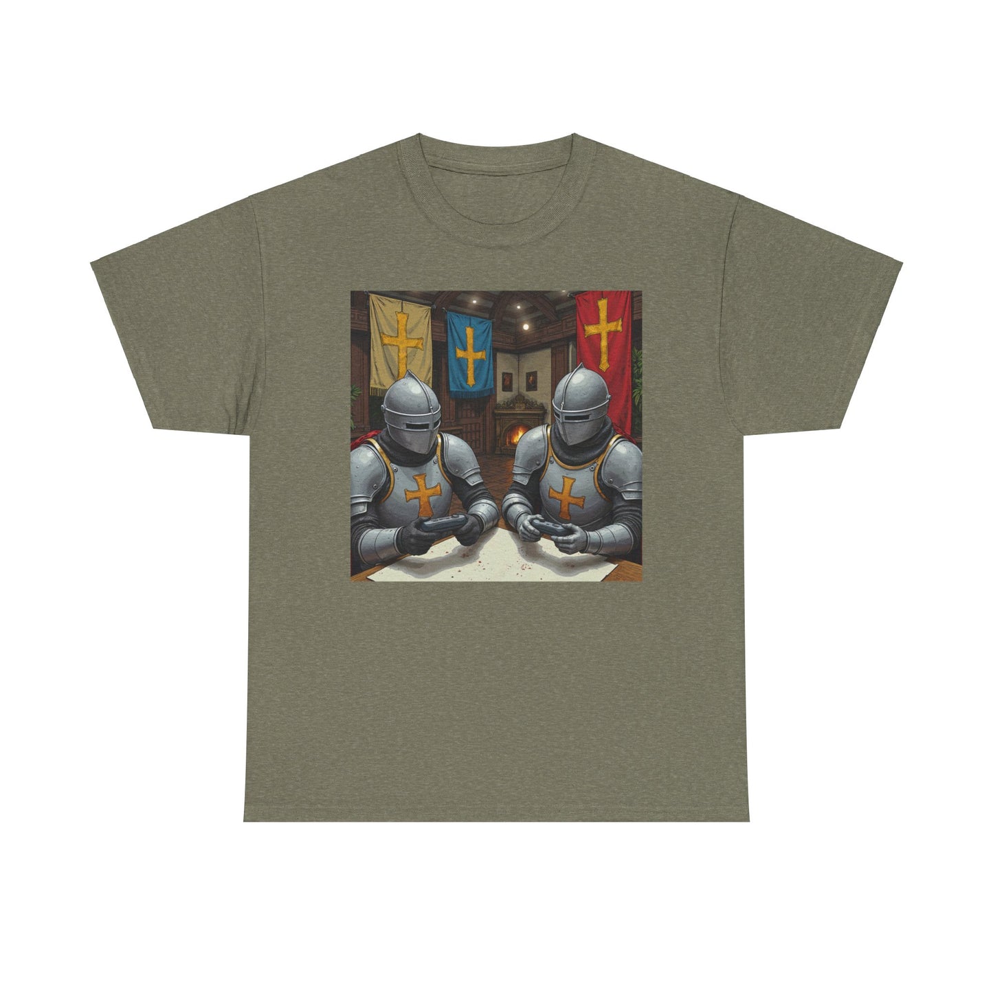 Knights Game Controllers Unisex Heavy Cotton Tee