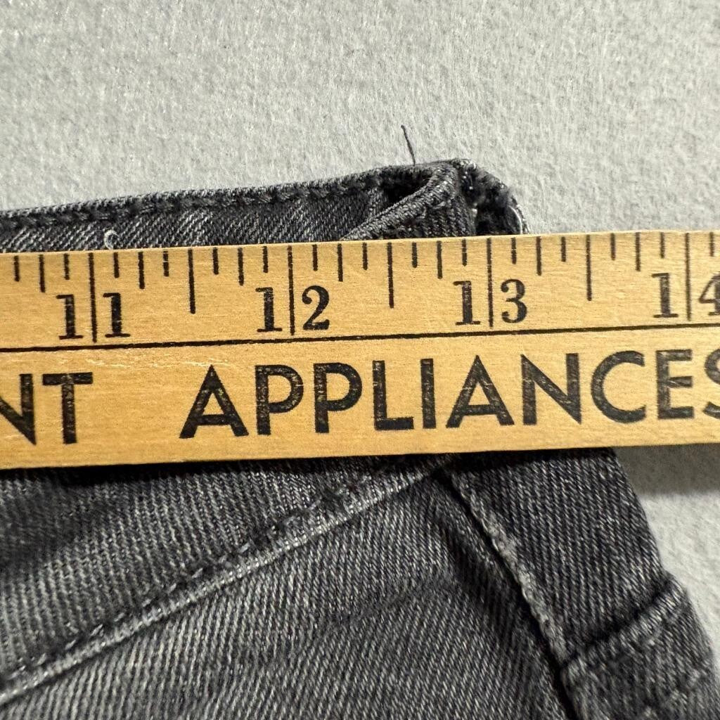 S-Bin Jeans Womens Small Gray Acid Wash Wide Leg High Rise Denim Pants