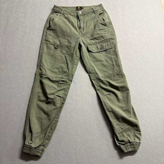 Fivestar General Cargo Jogger Pants Womens 0/24 Olive Green Cotton Utility