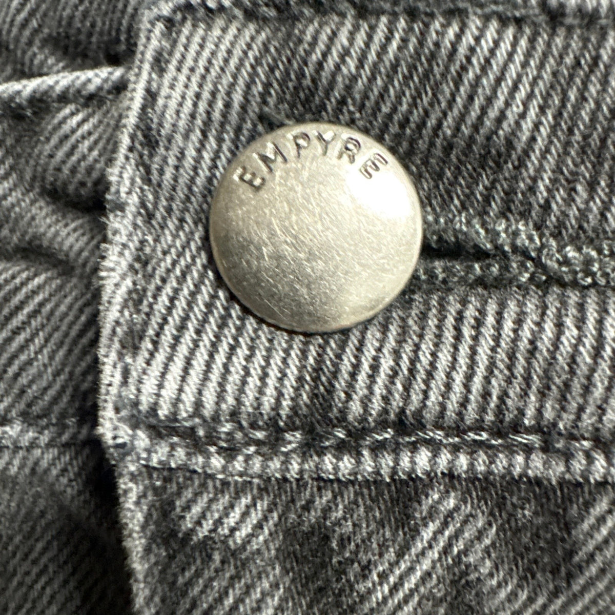 Empyre Zia Vintage Straight Jeans Womens Size 4 Gray Denim 100% Cotton