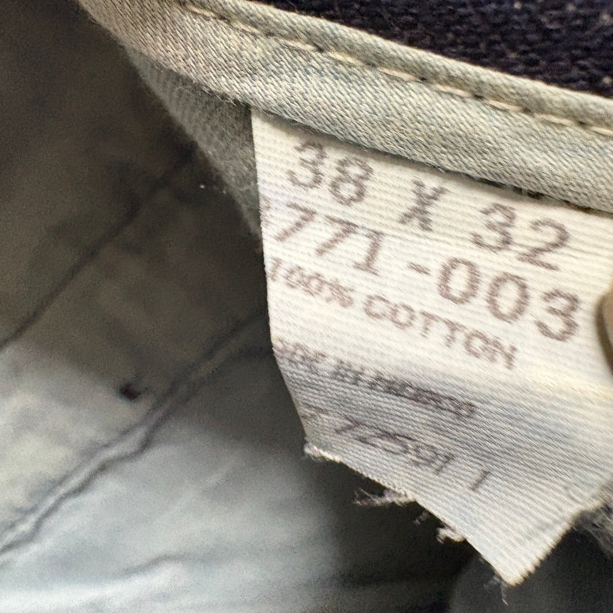 Timber Creek by Wrangler Pleated Denim Jeans Mens 38x32 Blue 100% Cotton