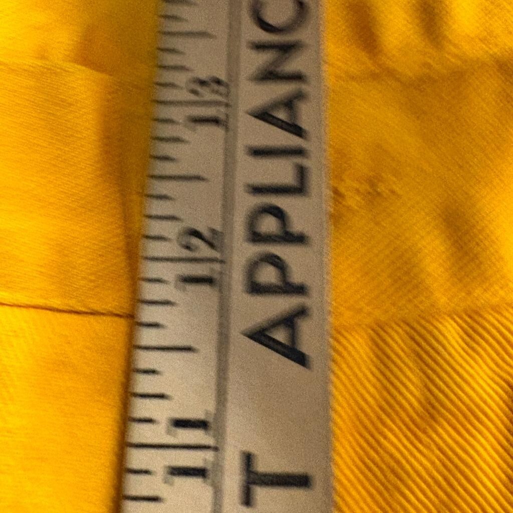 Rodin Vintage Womens Jeans Size 38 Yellow Cotton Denim Straight Leg Made in USA