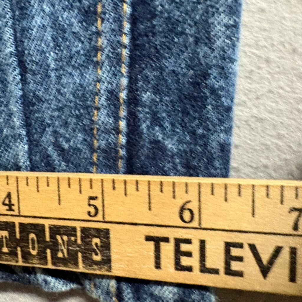 Vintage Wayne Acid Wash Jeans L/30 High Rise Tapered Leg Blue Denim Taiwan