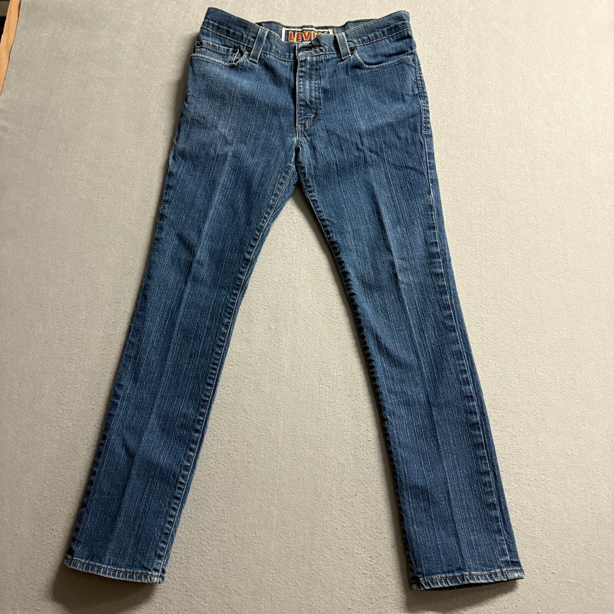 Levi's 510 Super Skinny Blue Denim Jeans Mens W34 L30 Medium Wash Stretch