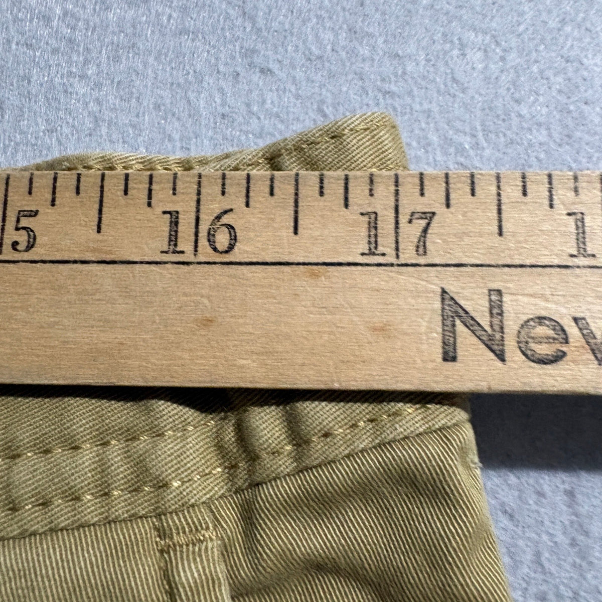 H&M LOGG Mens Small Beige Khaki Jogger Pants Slim Fit Stretch Elastic Waist Cuff