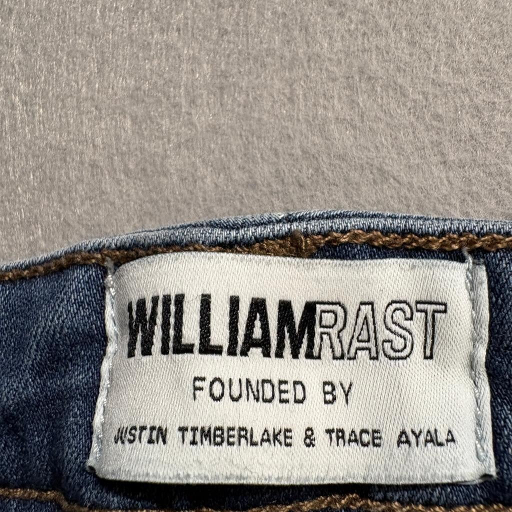 William Rast Sculpted Highrise Skinny Jeans Womens 29 Blue Denim Stretch