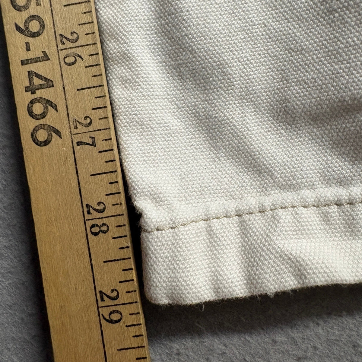 Zara Origins Carpenter Pants Womens 29 Off White Cotton Utility Workwear Canvas