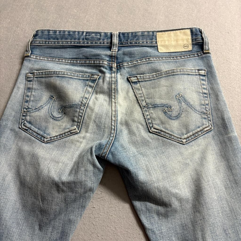 AG Adriano Goldschmied The Matchbox Slim Straight Jeans Mens 29x30 Blue Denim