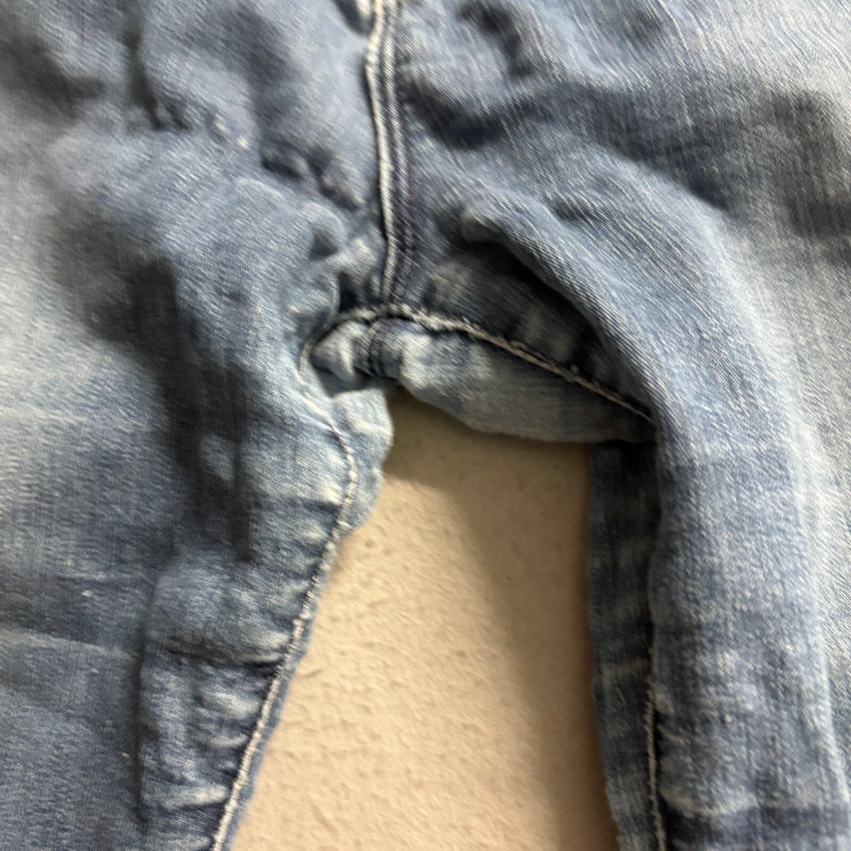 David Kahn Power Stretch Jeans Womens 27 Blue Denim Skinny Leg Made in USA