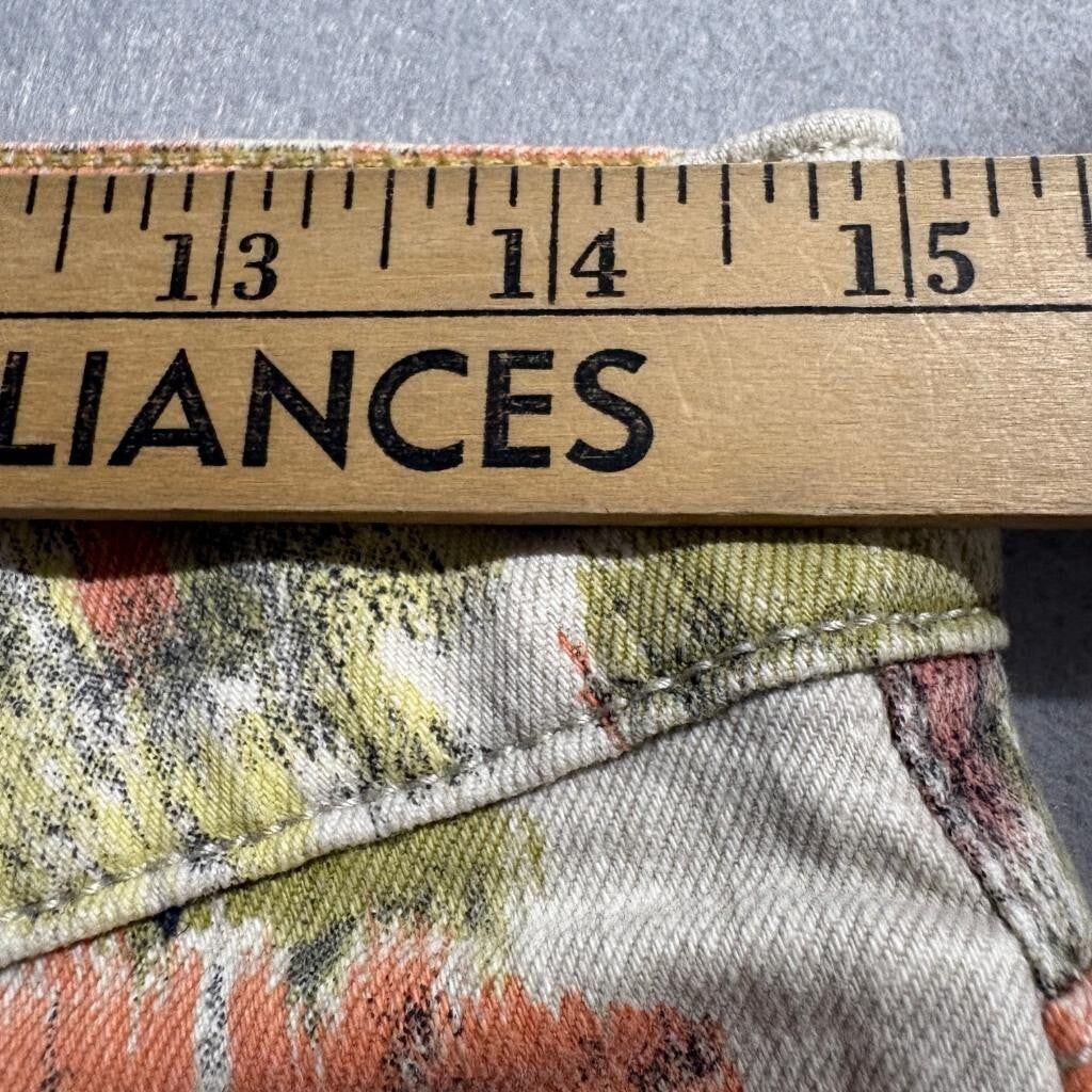 Pilcro and the Letterpress Floral Jeans Womens 29 Anthropologie Straight Leg
