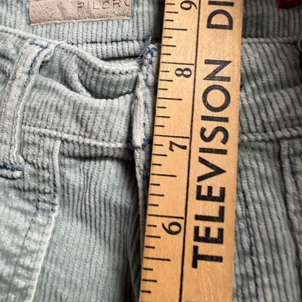 Pilcro and the Letterpress Corduroy Pants Womens 25 Tall Green The Icon Flare