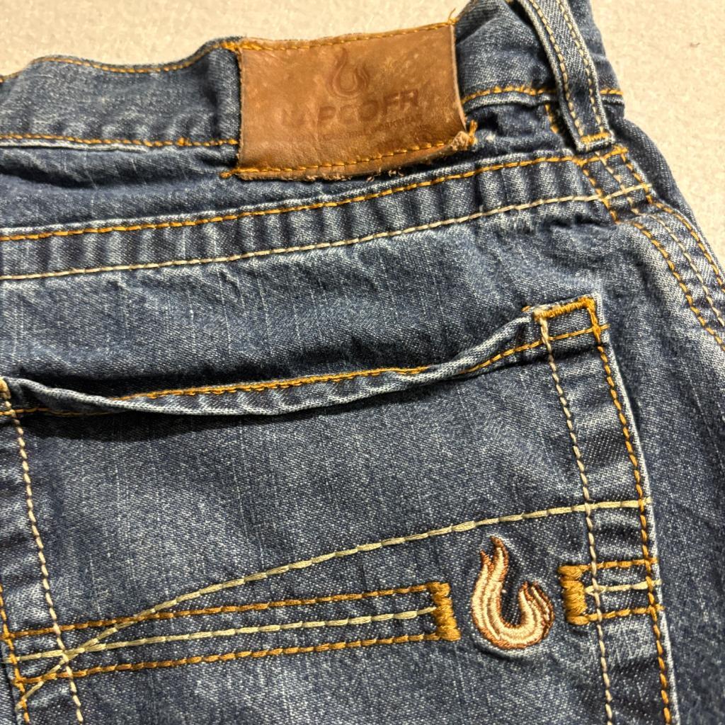 Lapco FR Flame Resistant Jeans Mens 38x32 Blue Denim Work Utility Pants