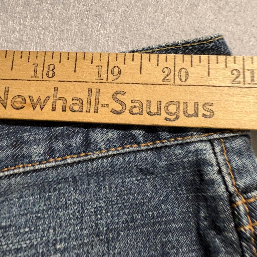 Nautica Jeans Co Mens 40x32 Blue Denim Straight Leg Jeans 100% Cotton
