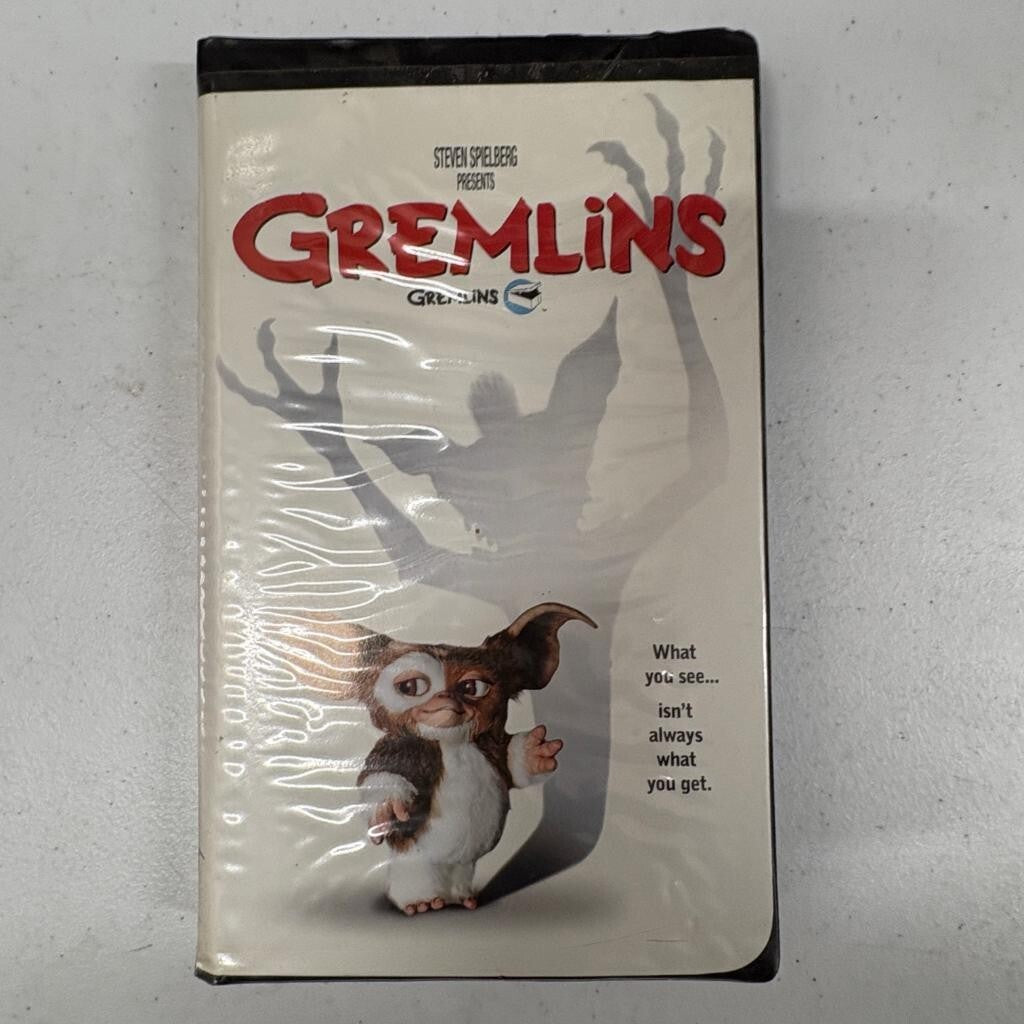 Gremlins VHS 1984 Clamshell Warner Home Video Steven Spielberg PG