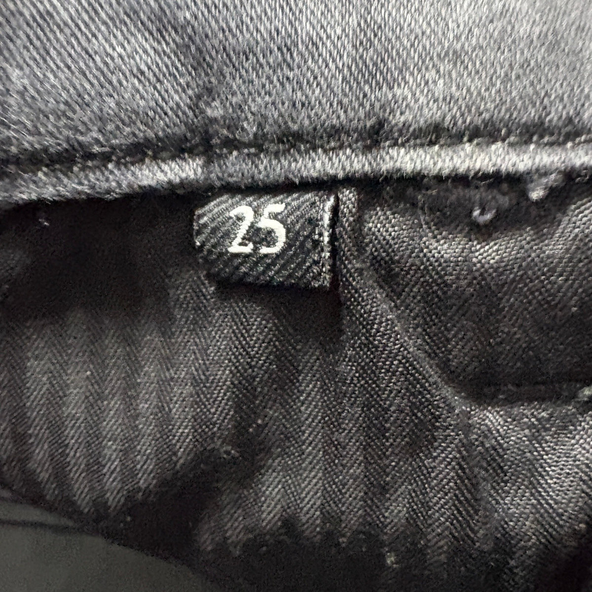 7 For All Mankind b(air) High Waist Ankle Skinny Jeans Womens Size 25 Black