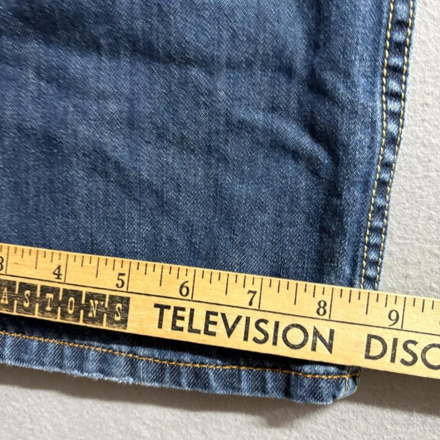 Levis 969 Jeans Mens 36x30 Blue Denim Straight Leg Workwear Casual
