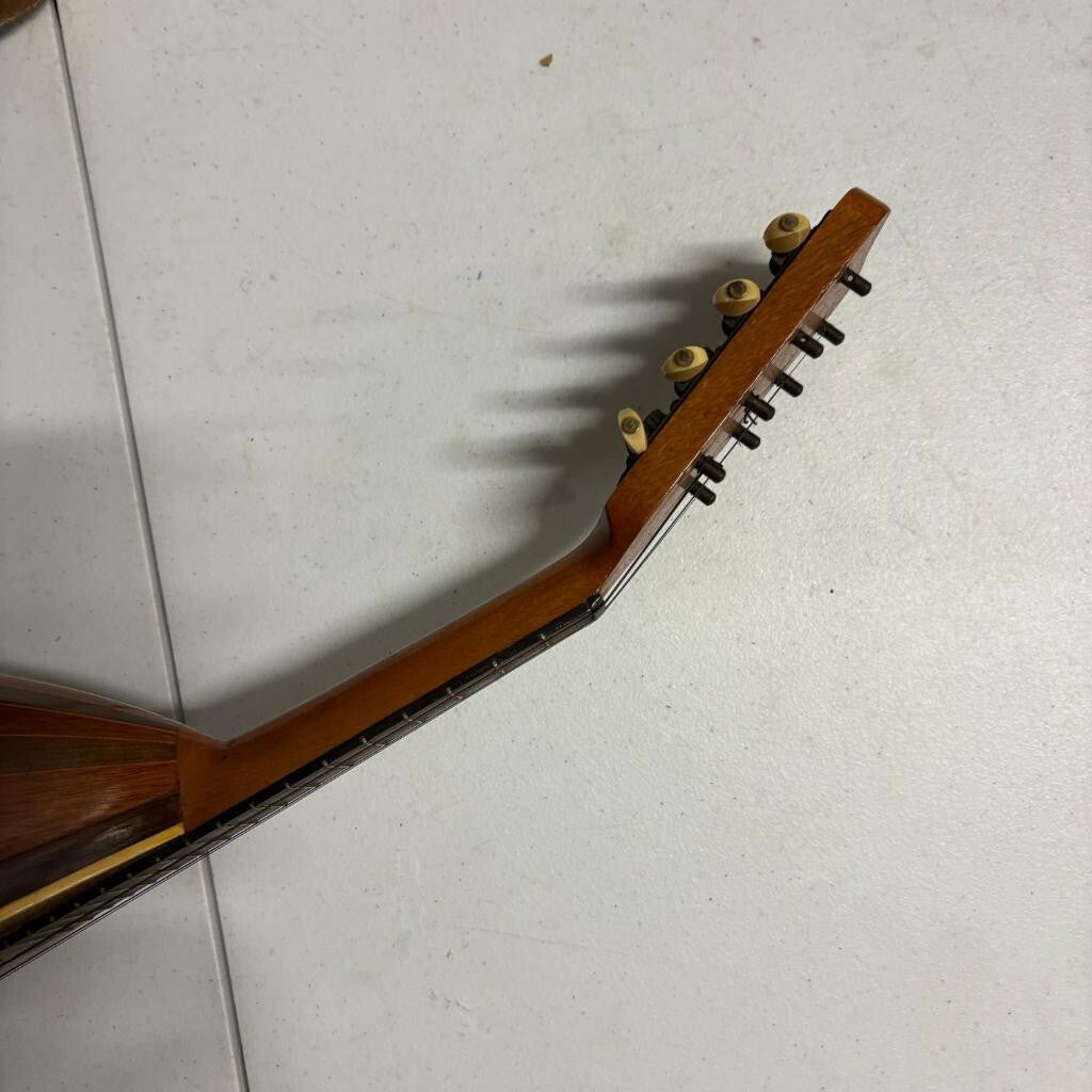 Vintage Lakeside Bowl Back Mandolin 8 String Tater Bug with Original Case
