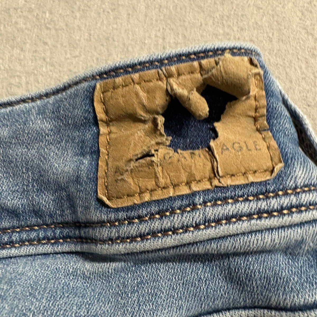 American Eagle Next Level Stretch Jeans Womens Size 2 Regular Blue Flare Denim