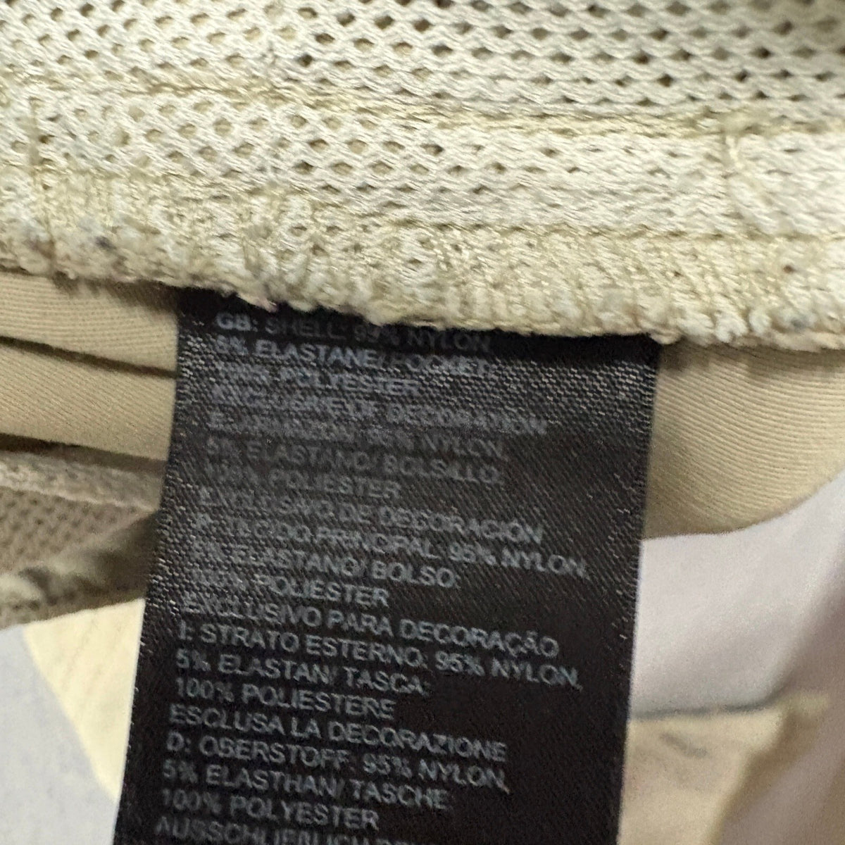 The North Face Mens Pants Size 32 Beige Nylon Blend Stretch Hiking Outdoor