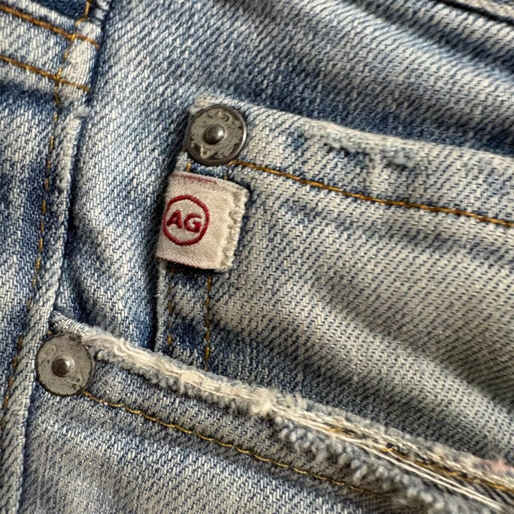 AG Adriano Goldschmied The Matchbox Slim Straight Jeans Mens 29x30 Blue Denim