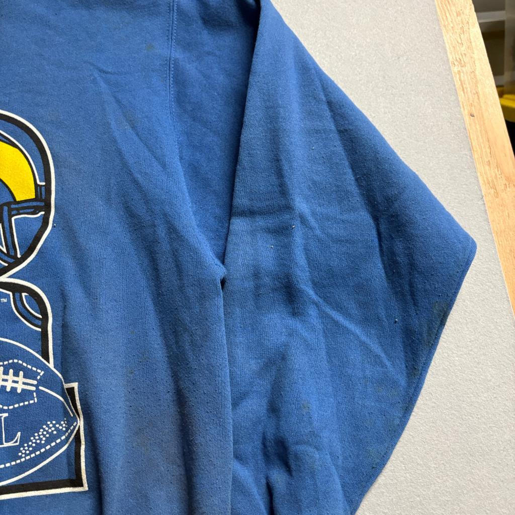 Vintage Los Angeles Rams Hanes Sweatshirt Mens XL Blue Crewneck NFL USA Made