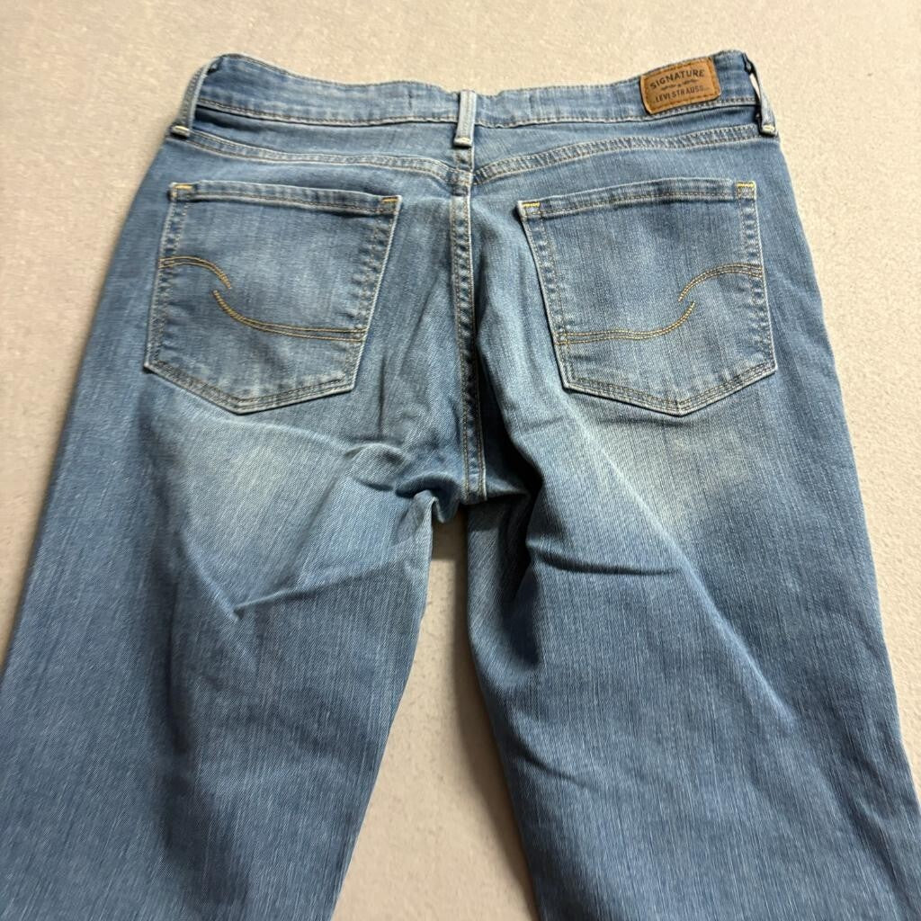 Signature by Levi Strauss Co Womens Mid Rise Bootcut Jeans Size 4M W27 L32 Blue