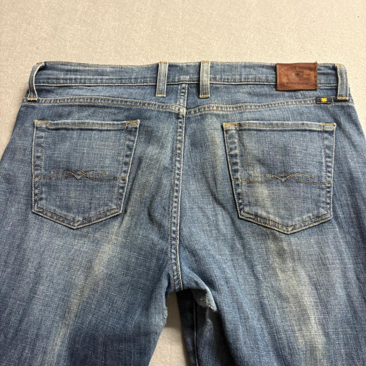 Lucky Brand Sienna Cigarette Jeans Womens 10 30 Blue Denim Stretch Crop Ankle