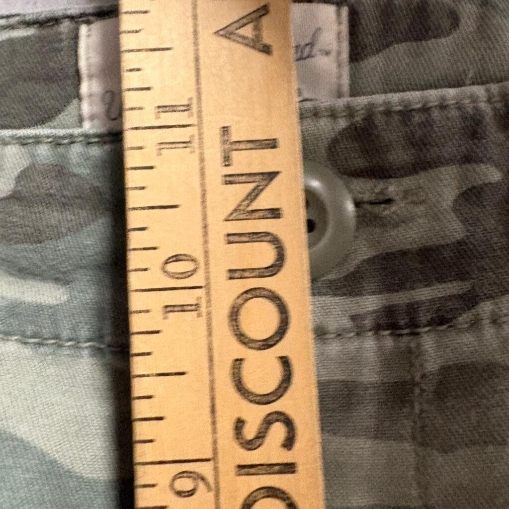 Universal Thread Camo Cargo Pants Womens 12 Green Camouflage Utility Wide Leg