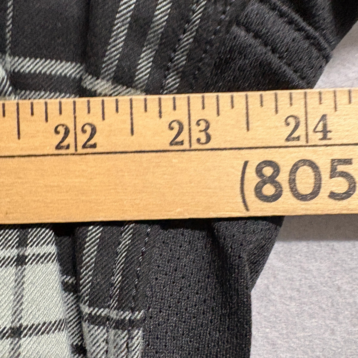Ridgecut Toughwear Mens 2XL Plaid Long Sleeve Button Down Work Shirt Black Gray