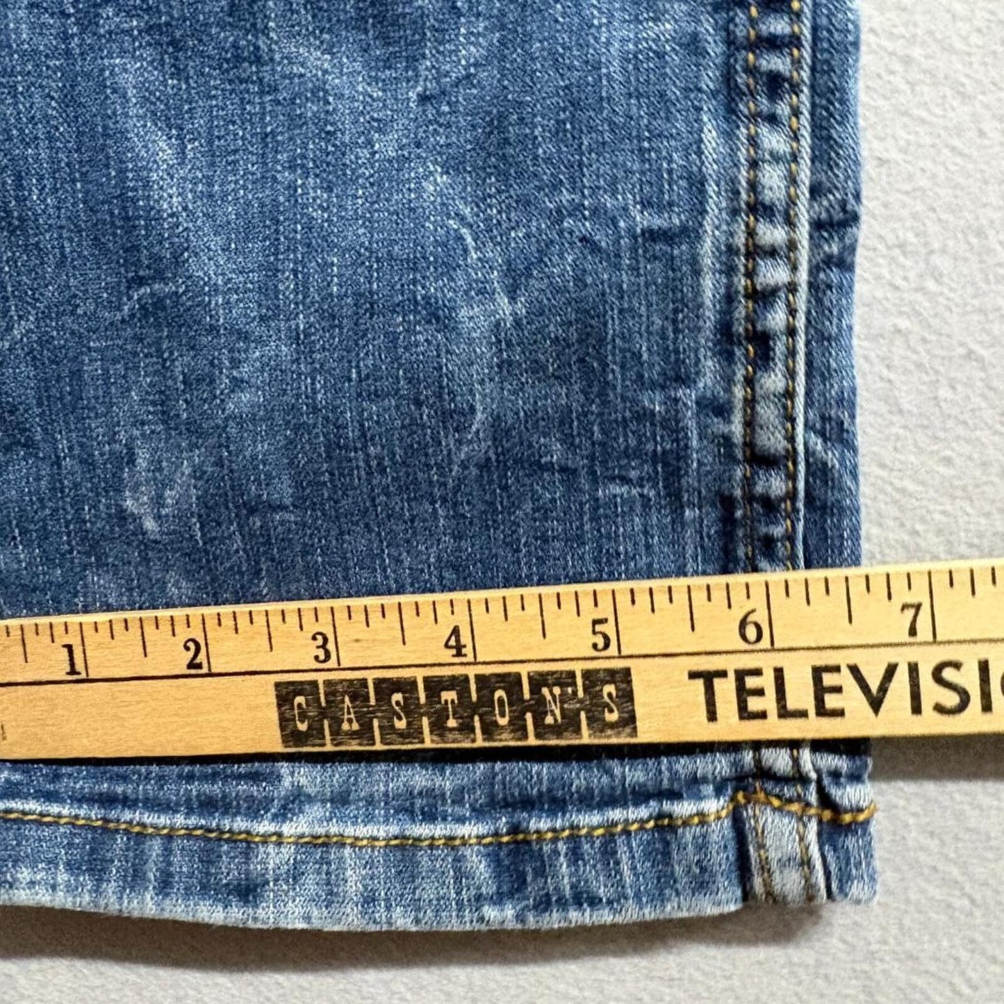 ReFuel Skinny Fit Jeans Mens 36x32 Blue Denim Stretch Distressed Pakistan