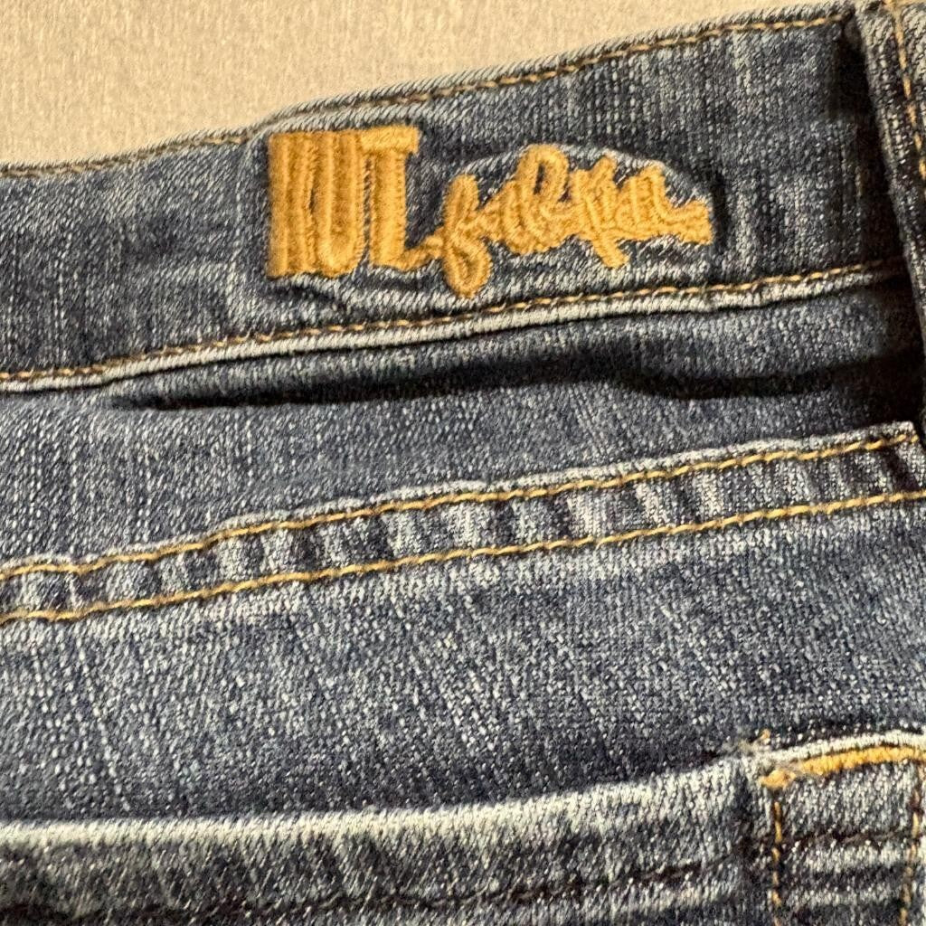 Kut from the Kloth Sienna Skinny Jeans Womens 14W Blue Denim Stretch