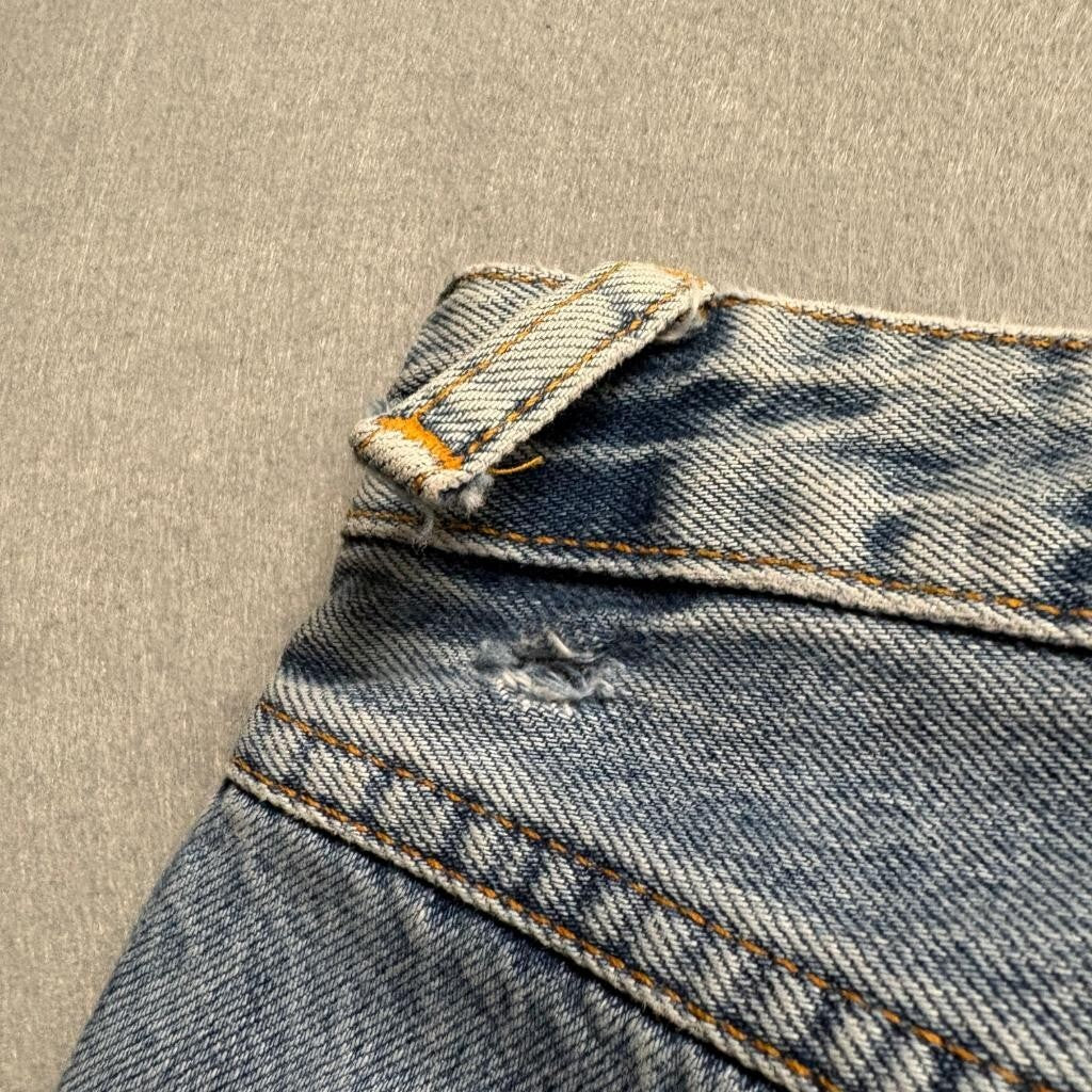 Nudie Jeans Co Mens 28x30 Blue Denim 100% Organic Cotton Straight Leg Jeans
