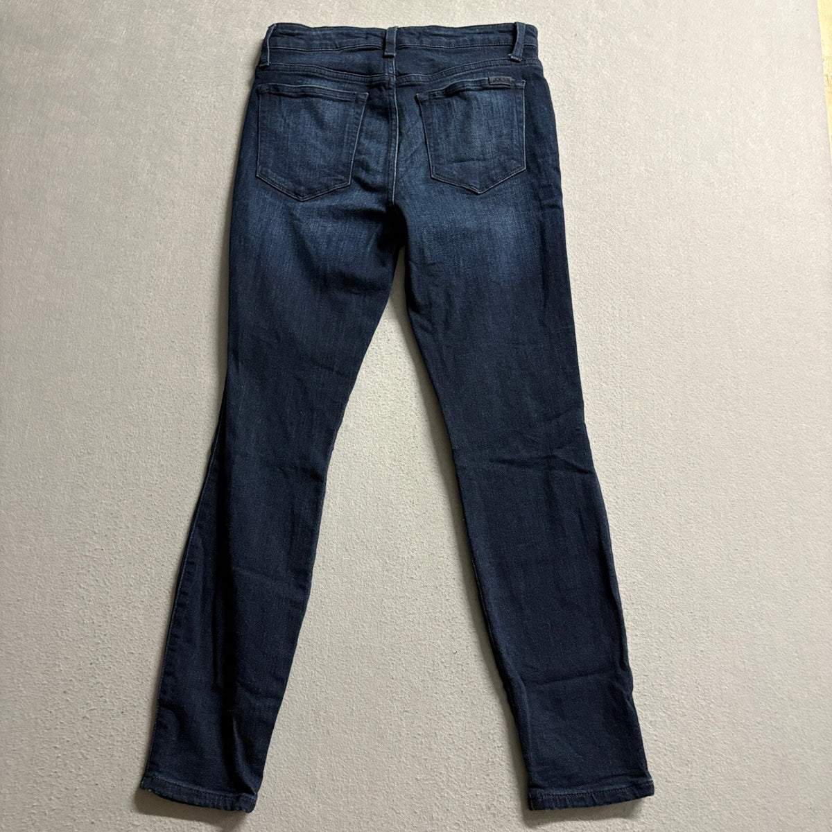 Joe's Jeans The Charlie High Rise Skinny Ankle Dark Wash Denim Jeans Size 27
